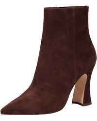 COACH - Carter Suede Bootie Ankle Boot - Lyst