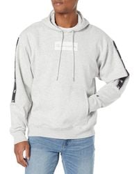 Champion - Mens Classic Fleece Hoodie W/taping Hooded Sweatshirt - Lyst