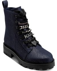 Karl Lagerfeld - Paris Everyday Cold Weather Mela-combat Boot - Lyst