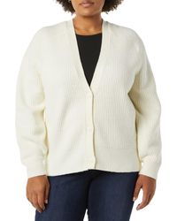 Amazon Essentials - Ribbed Blouson Cardigan-discontinued Colors - Lyst