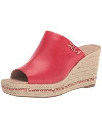 Karl Lagerfeld - Paris Corissa Slip On Espadrille Wedge Sandal - Lyst