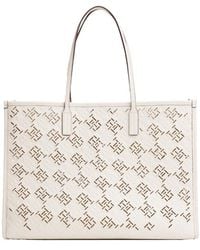 Tommy Hilfiger - Monogram Large Tote Bag With Magnetic Closure - Lyst