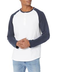 Amazon Essentials - Slim-fit Long-sleeve Henley Shirt - Lyst