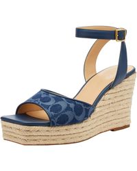 COACH - Espadrille Wedge Platform - Lyst