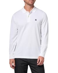 Brooks Brothers - Long Sleeve Supima Cotton Pique Stretch Logo Polo Shirt - Lyst