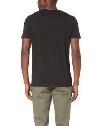 Vince - Short Sleeve Pima V Neck Tee - Lyst