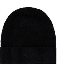 Emporio Armani - Armani Exchange Knit Beanie Hat - Lyst