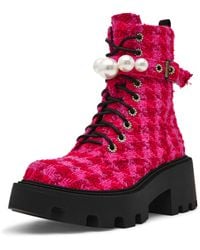 Betsey Johnson - Jonnie Combat Boot - Lyst