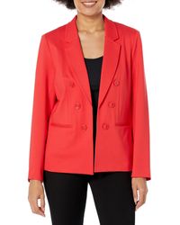Jones New York - Faux Double Breasted Compression Jacket - Lyst