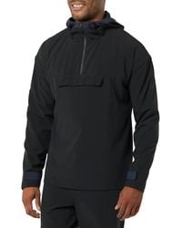 Amazon Essentials - Gewebte Colorblock Stretchjacke Mit Viertelreißverschluss Und Kapuze - Lyst