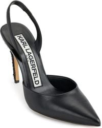 Karl Lagerfeld - Caslynn Slingback Pump - Lyst