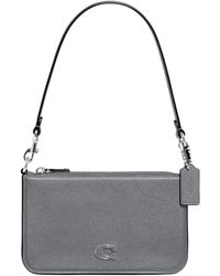 COACH - Pouch Bag In Crossgrain Leather - Lyst