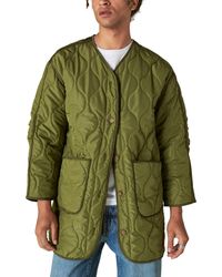 Lucky Brand - Longline Quilted Liner Jacket - Lyst