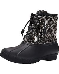 diamond weave saltwater bootie sperry