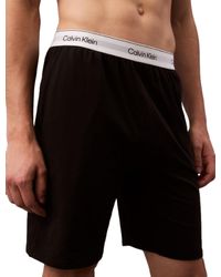 Calvin Klein - Modern Cotton Lounge Sleep Shorts Black - Lyst