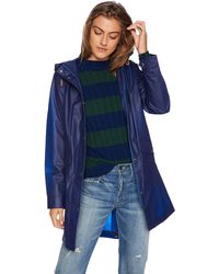 levi's women's hooded rubberized faux leather anorak jacket