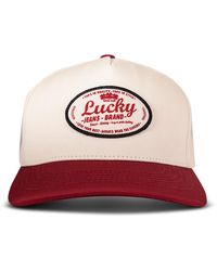 Lucky Brand - Cotton Embroidered Baseball Cap With Adjustable Straps For And - Lyst
