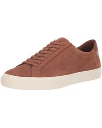 Vince - S Fulton Lace Up Casual Fashion Sneaker Coriander Tan Suede 11 M - Lyst
