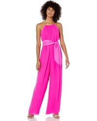 trina turk wayfarer jumpsuit pink