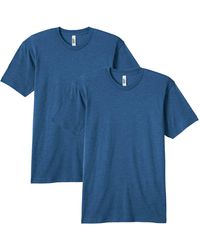 American Apparel - Tri-blend Track T-shirt - Lyst