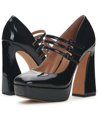 Jessica Simpson - S Darena Patent Platform Heels Black 7.5 Medium - Lyst