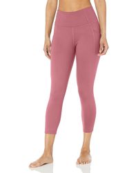 Zobha Synthetic Cru Fitted Ribbed Capri 