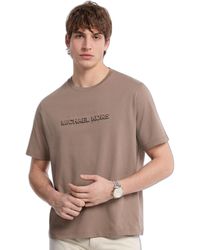 Michael Kors - Embossed Shadow Logo Tee - Lyst