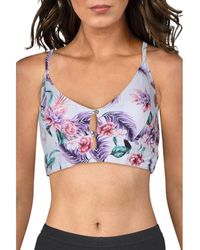 Jessica Simpson - Standard Mix & Match Floral Print Swimsuit Separates - Lyst