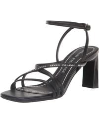 Emporio Armani - A | X Armani Exchange Dalia High Heel Sandals Heeled - Lyst