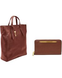 fossil claire backpack handbolsas brandy