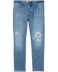 Tommy Hilfiger - Adaptive Relaxed Straight Fit Jean With Magnetic Fly Closure - Lyst