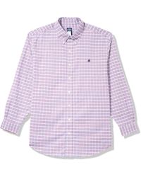Brooks Brothers - Big & Tall Non-iron Stretch Oxford Sport Shirt Long Sleeve Check - Lyst