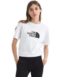 The North Face - Evolution Short Sleeve Half Dome Tee | Everyday Cotton Shirt With A Logo Graphic - Lyst