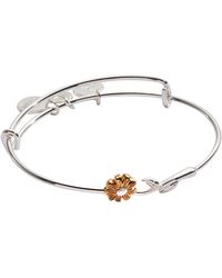 ALEX AND ANI - Daisy Inline Bangle - Lyst