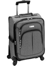 London Fog Luggage Chatham 360 Collection 20-inch Expandable Upright - Gray