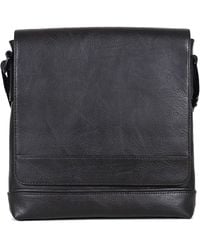 kenneth cole reaction grand central vegan leather laptop & tablet crossbody travel messenger bag