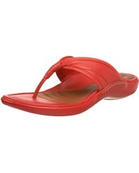 Geox - Donna Jersey Sandal,red,39.5 Eu / 9.5 B(m) Us - Lyst