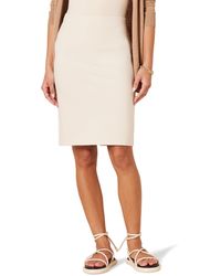 Amazon Essentials - Ponte Pull-on Above The Knee Fitted Pencil Skirt - Lyst