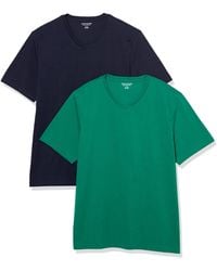 Amazon Essentials - T-Shirt con Scollo a v a iche Corte Uomo - Lyst