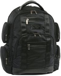 Original Penguin Peterson Backpack Fits Most 15-inch Laptop And Notebook - Black