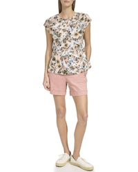 Andrew Marc - Crew Neck Printed Short Sleeve T-shirt - Lyst