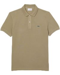 Lacoste - Short Sleeved Ribbed Collar Shirt Mm - Lyst