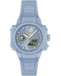 Lacoste - Digitale pour homme Collection LC33 avec Bracelet en silicone Bleu - Lyst