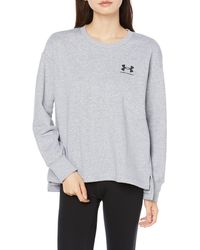 Under Armour - Sweatshirt Gray Size Xl Rival Fleece Oversized - Lyst