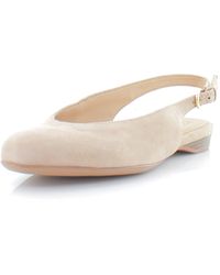 Naturalizer - S Primo Slingback Flat Taupe Suede 8.5 W - Lyst