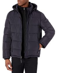 Calvin Klein - Core Puffer With Polar Fleece Bib Jacket - Lyst