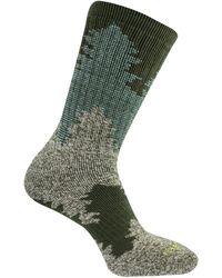 Merrell - And Patterned Brushed Thermal Crew Sock 1 Pair Pack - Lyst
