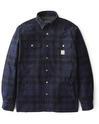 Carhartt - Relaxed Fit Flannel Sherpa-lined Shirt Jac - Lyst