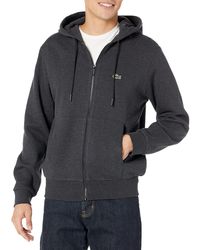 Lacoste - Ls Solid Full Zip - Lyst