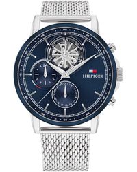 Tommy Hilfiger - Multifunction Stainless Steel Wristwatch - Water Resistant Up To 5 Atm/50 Meters - Premium Fashion Timepiece For All Occasions - Lyst